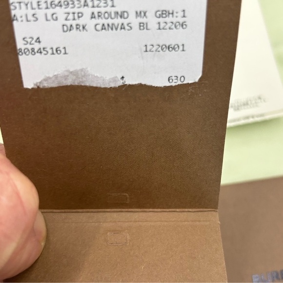 Women’s Burberry classic check zip around wallet made in Italy - Picture 6 of 11